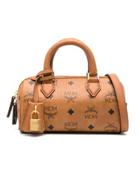 MCM Mini Ella Boston Handtasche Braun