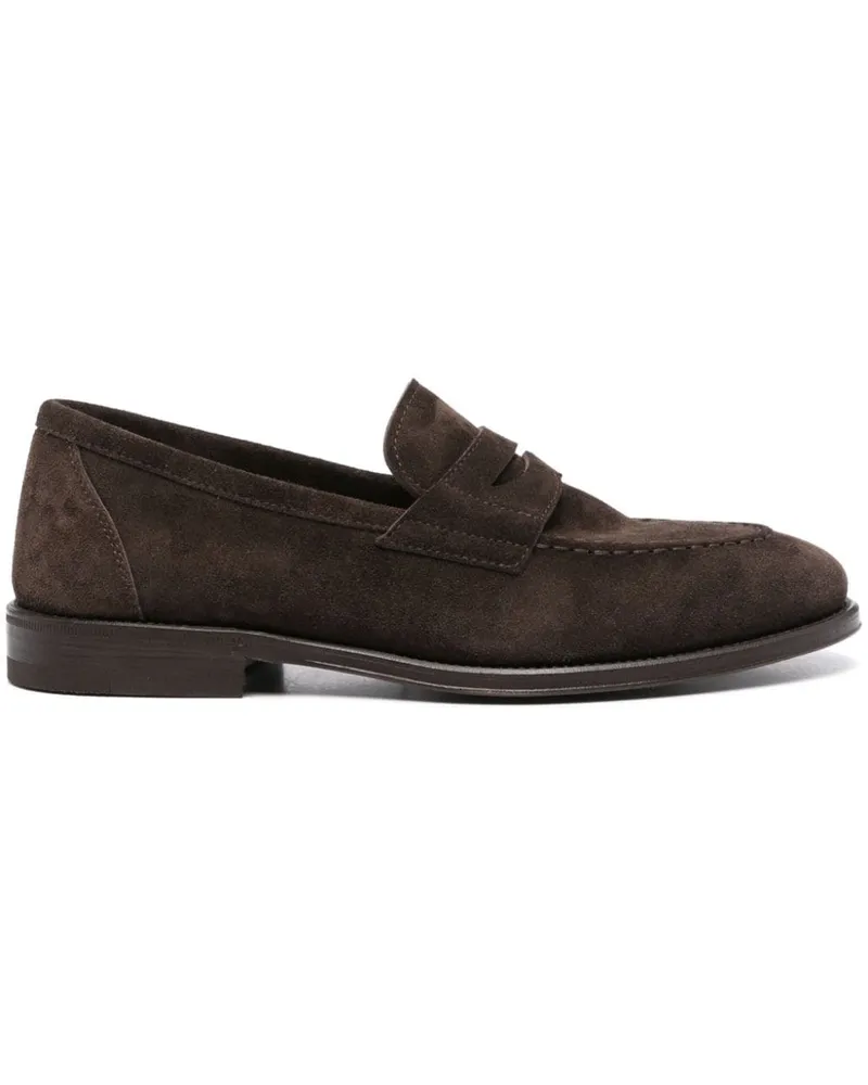 Henderson Penny-Loafer aus Wildleder - Braun Braun