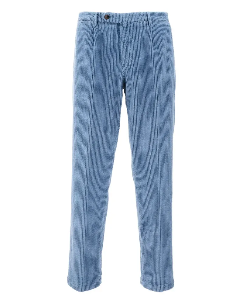 Briglia 1949 Gerippte Jeans mit Klappentasche - Blau Blau