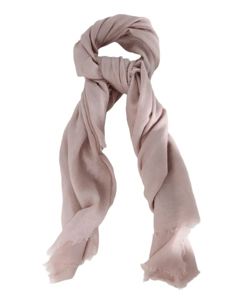 Frenckenberger Schal mit ausgefransten Kanten - Rosa Rosa