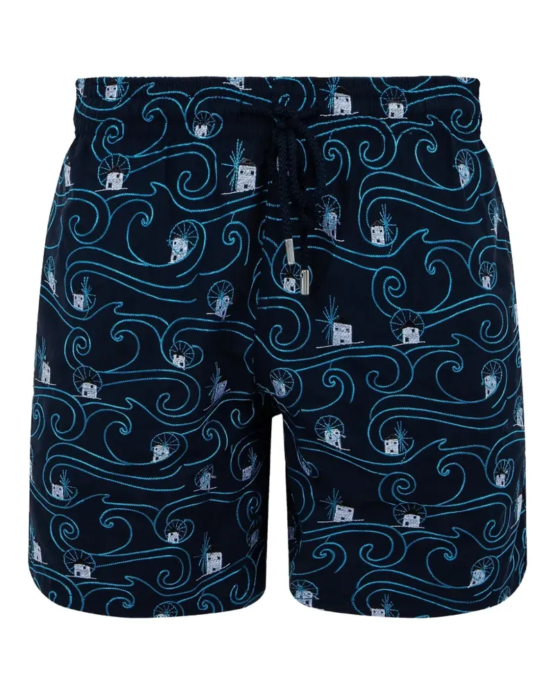 Vilebrequin embroidered swim shorts - Blau Blau