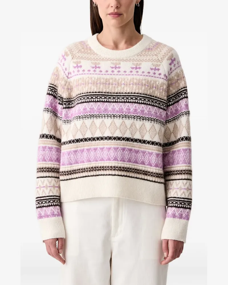 Marc O'Polo Fair Isle raglan-sleeve sweater - Nude Nude