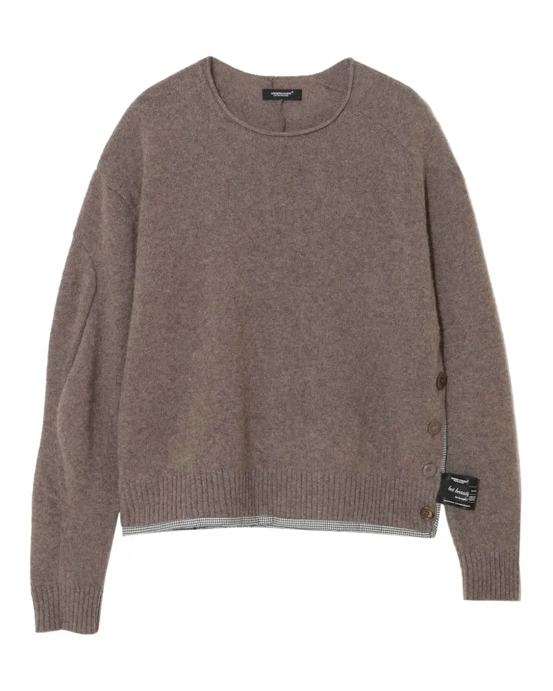 Undercover Pullover mit karierten Details - Braun Braun