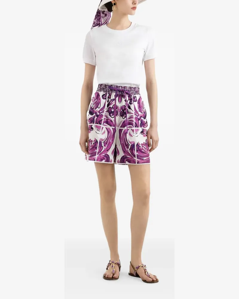 Dolce & Gabbana T-Shirt aus Baumwolle - Weiß Weiß