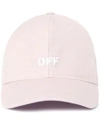 OFF-WHITE Drill Off Stamp Baseballkappe Violett