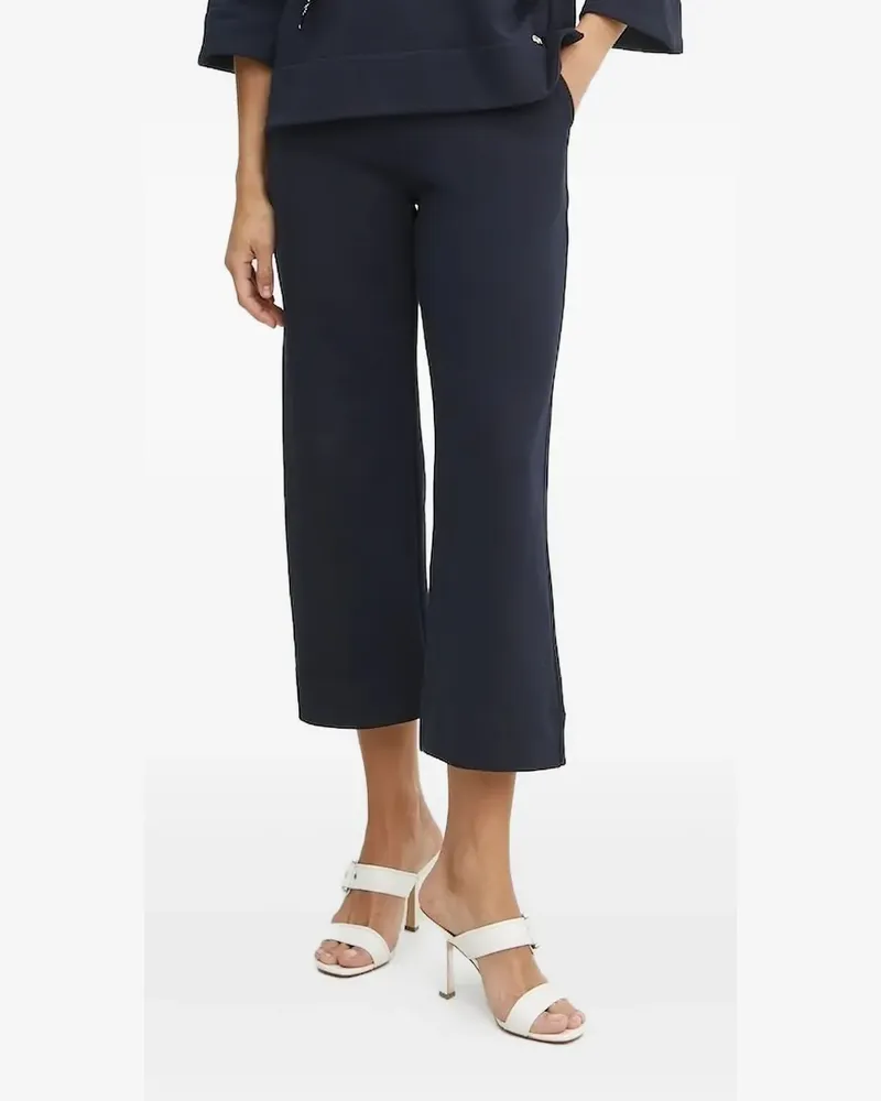 Luisa Spagnoli Cropped-Hose mit Kordelzug - Blau Blau