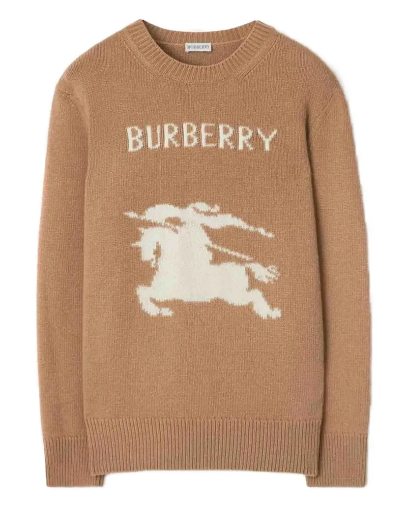 Burberry logo-graphic cotton sweater - Nude Nude