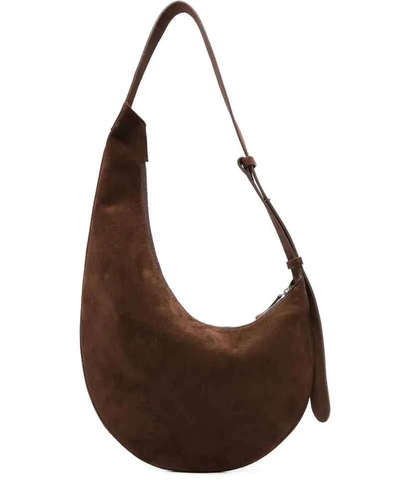 Aesther Ekme Sichelförmiger Tote Bag aus Wildleder - Braun Braun