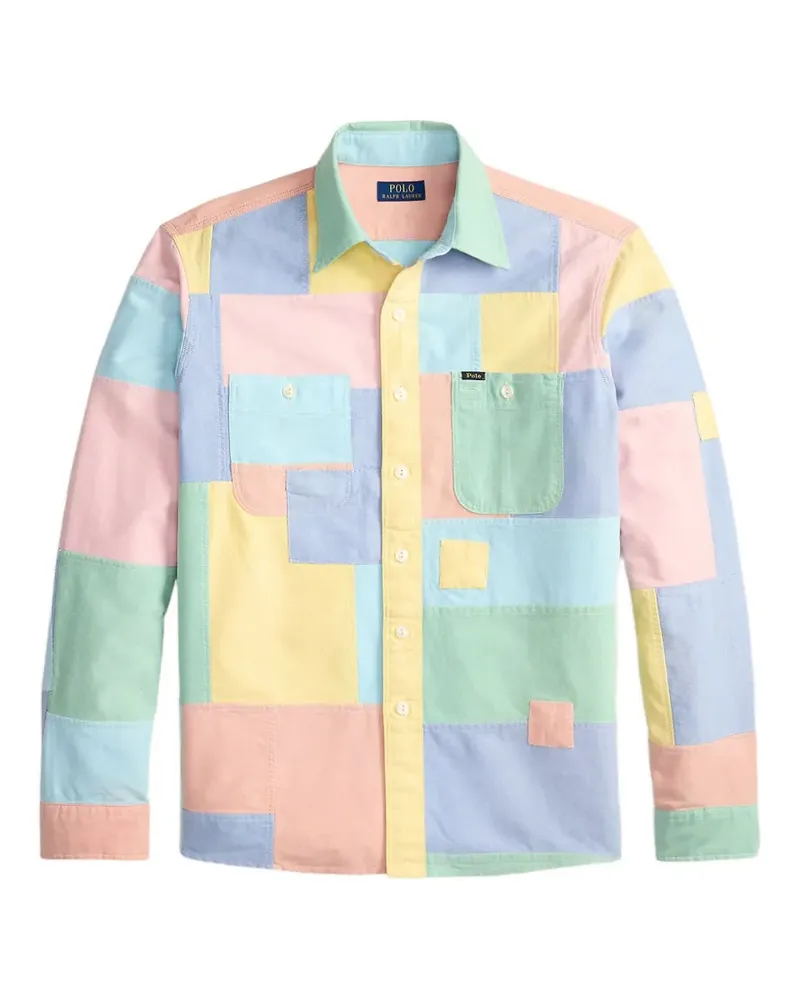 Ralph Lauren Hemd im Patchwork-Design - Blau Blau