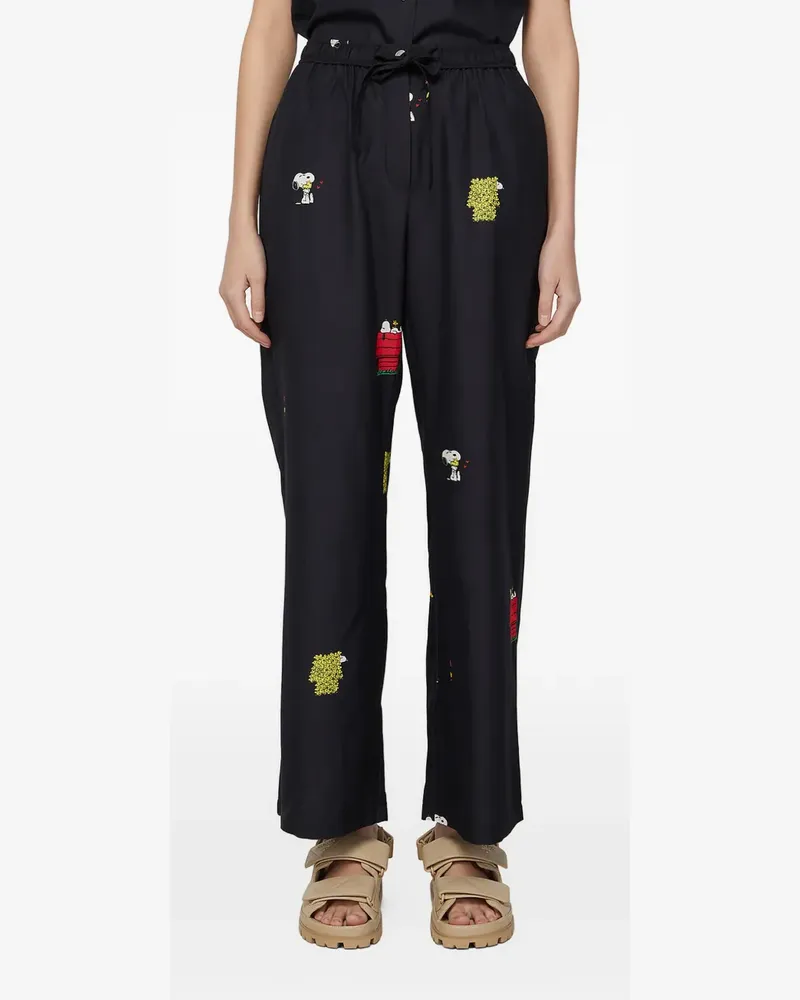 Soulland Hose mit Kordelzug - Schwarz Schwarz
