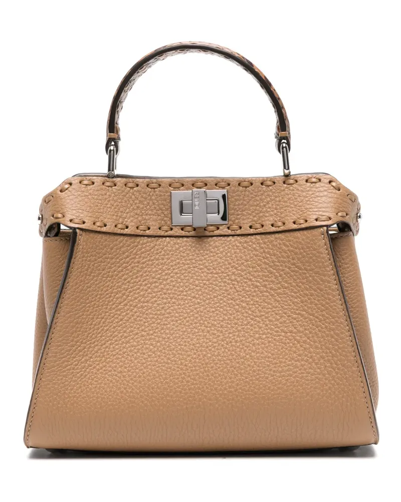 Fendi Peekaboo ISeeU Handtasche - Nude Nude