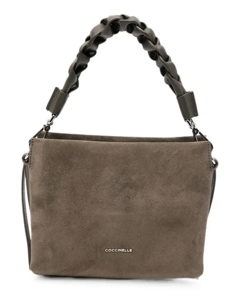 Coccinelle suede shoulder bag - Braun Braun