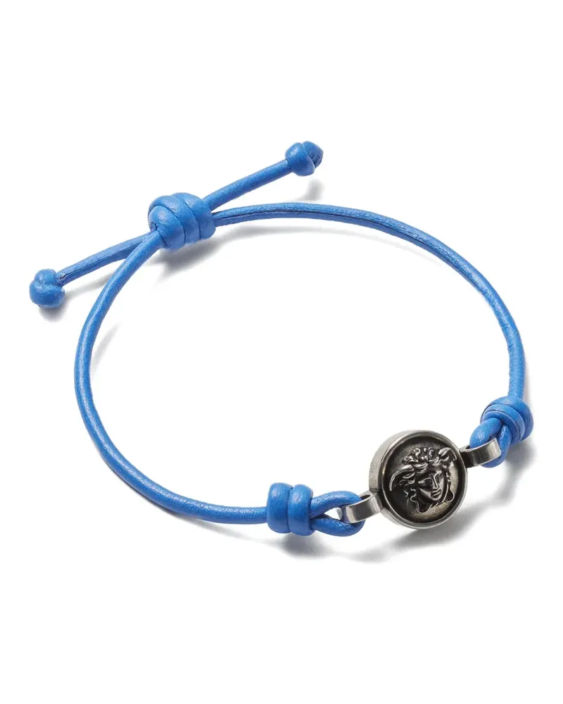 Versace Medusa Armband aus Leder - Silber Silber