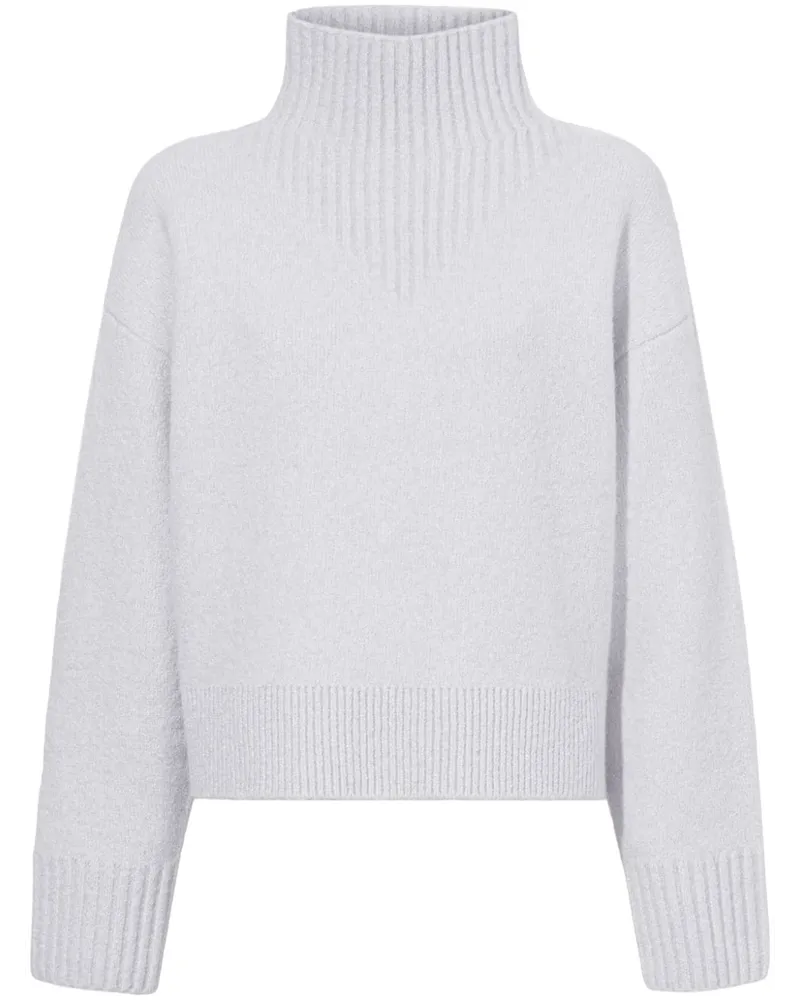 Proenza Schouler Fein gestrickter Rollkragenpullover Grau