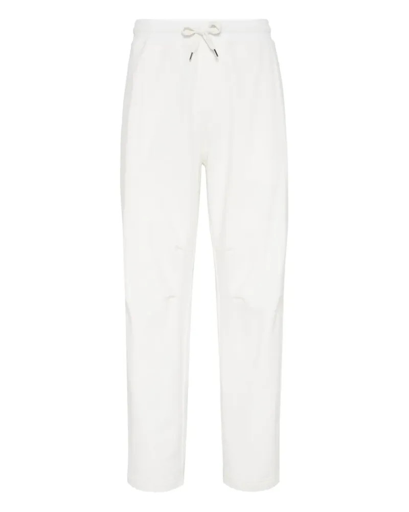 Brunello Cucinelli Hose aus French Terry - Weiß Weiß