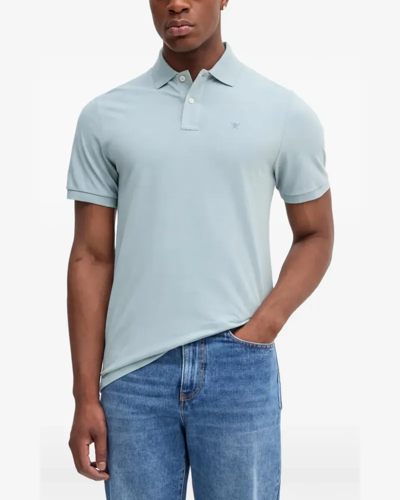 Hackett Poloshirt mit Knopfleiste - Blau Blau