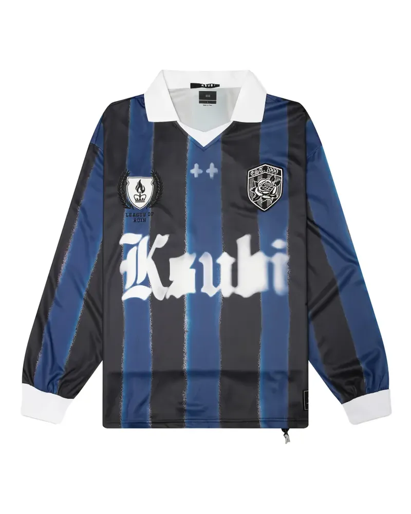 ksubi Gestreiftes Langarmshirt - Blau Blau