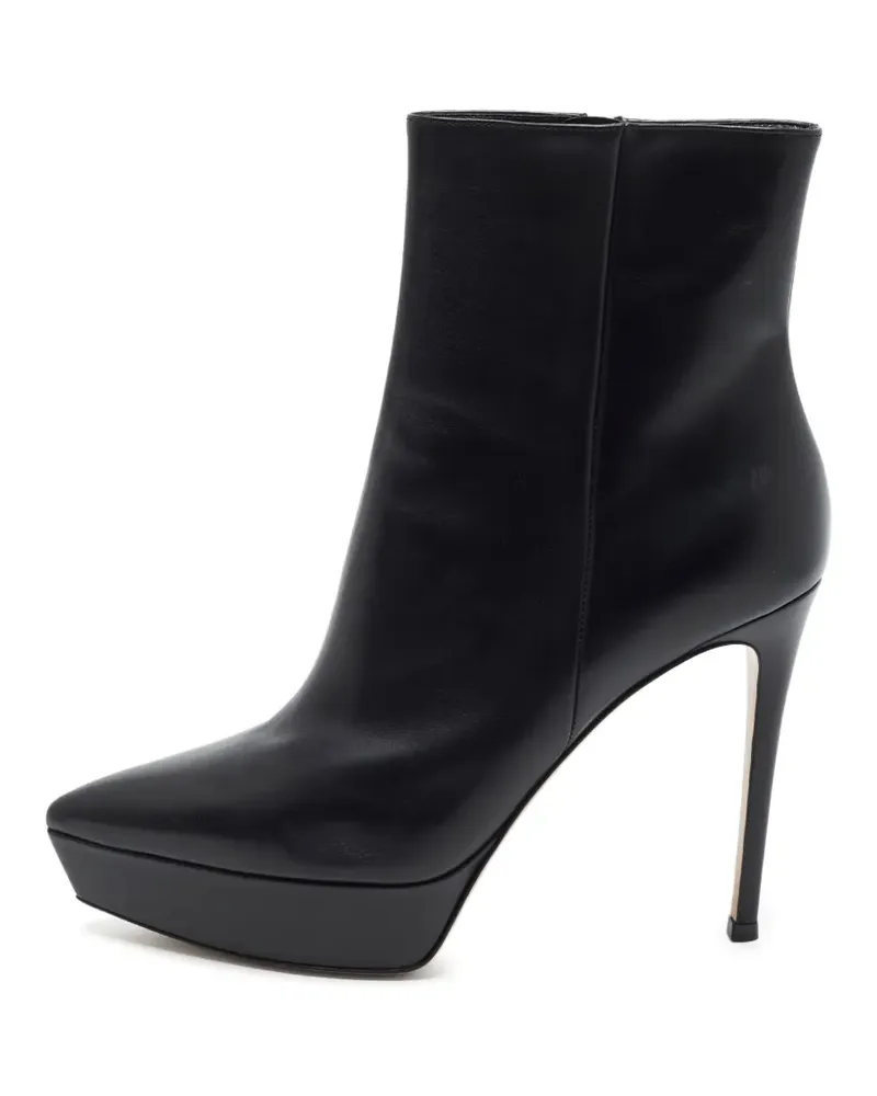 Gianvito Rossi Dasha Stiefeletten mit Plateau - Schwarz Schwarz