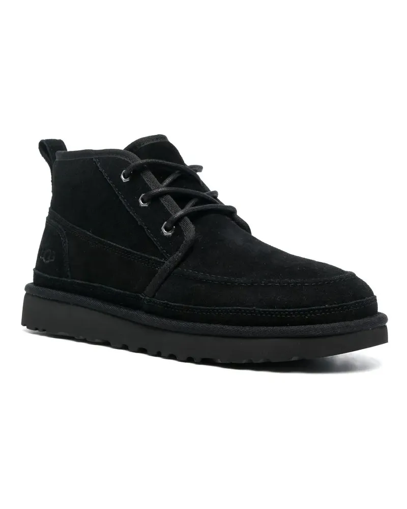 UGG Schnürstiefel aus Wildleder - Schwarz Schwarz
