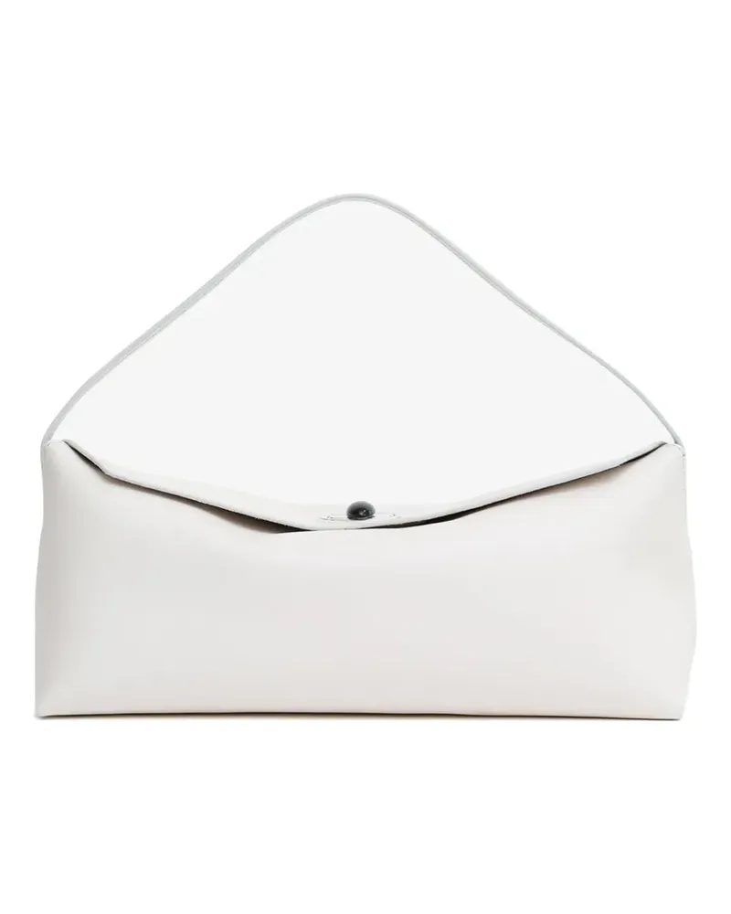 Christopher Esber Doba Quartz Schultertasche mit Drehverschluss - Weiß Weiß