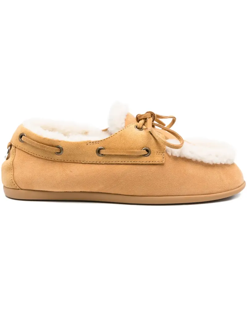 3JUIN Denver Loafer mit Wildlederbesatz - Braun Braun