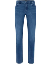 HUGO BOSS Halbhohe Straight-Leg-Jeans Blau