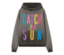 Hoodie mit grafischem Print - Grau
