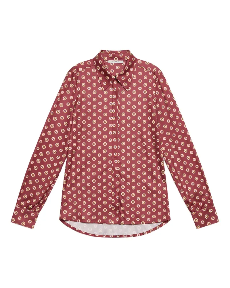 Maliparmi Hemd mit geometrischem Print - Rot Rot