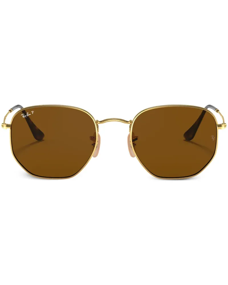 Ray Ban Hexagonal Sonnenbrille - Gold Gold