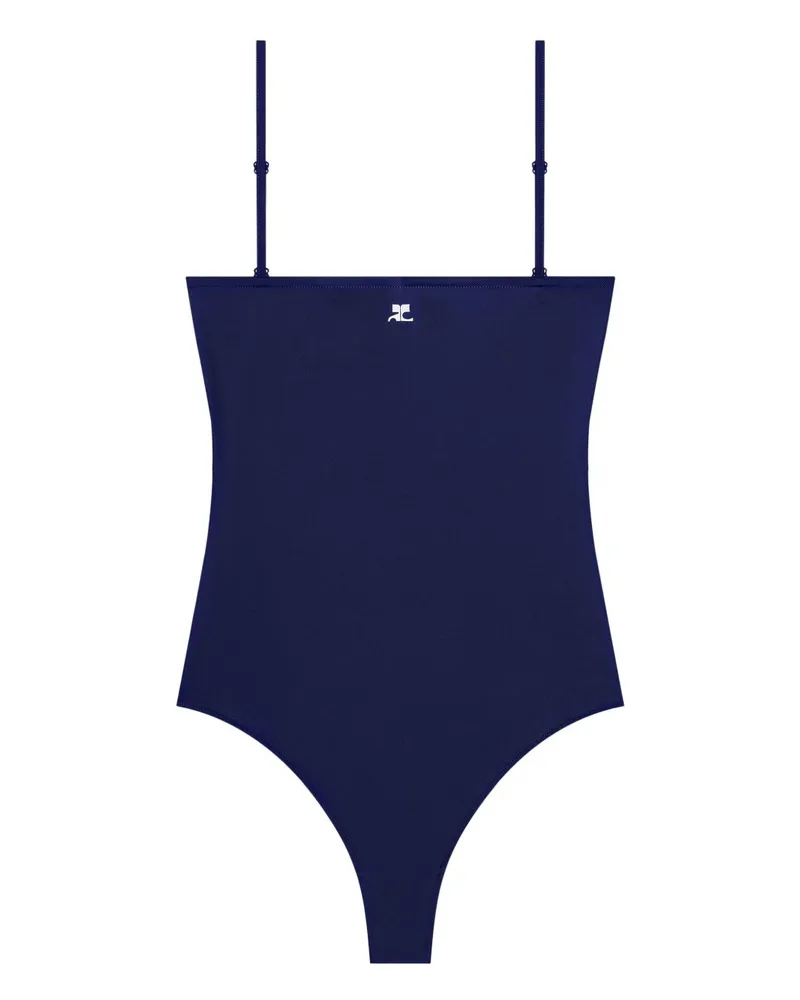 Courrèges Heritage Badeanzug - Blau Blau