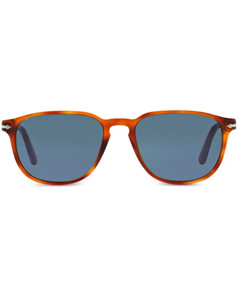 Persol Sonnenbrille mit rundlichen Gläsern - Braun Braun
