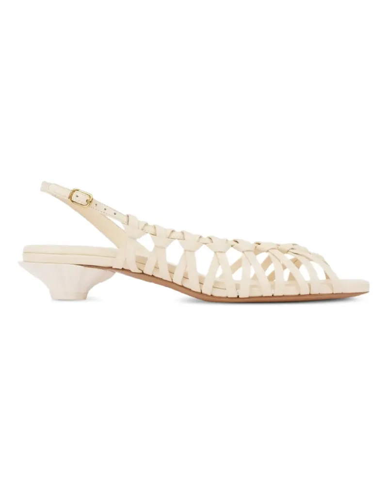 Chloé Estra woven-strap sandals - Nude Nude