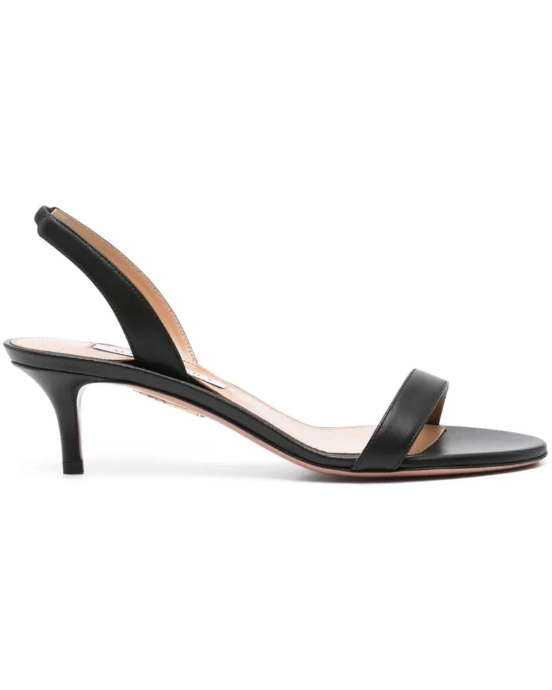 Aquazzura So Nude Sandalen 50mm - Schwarz Schwarz