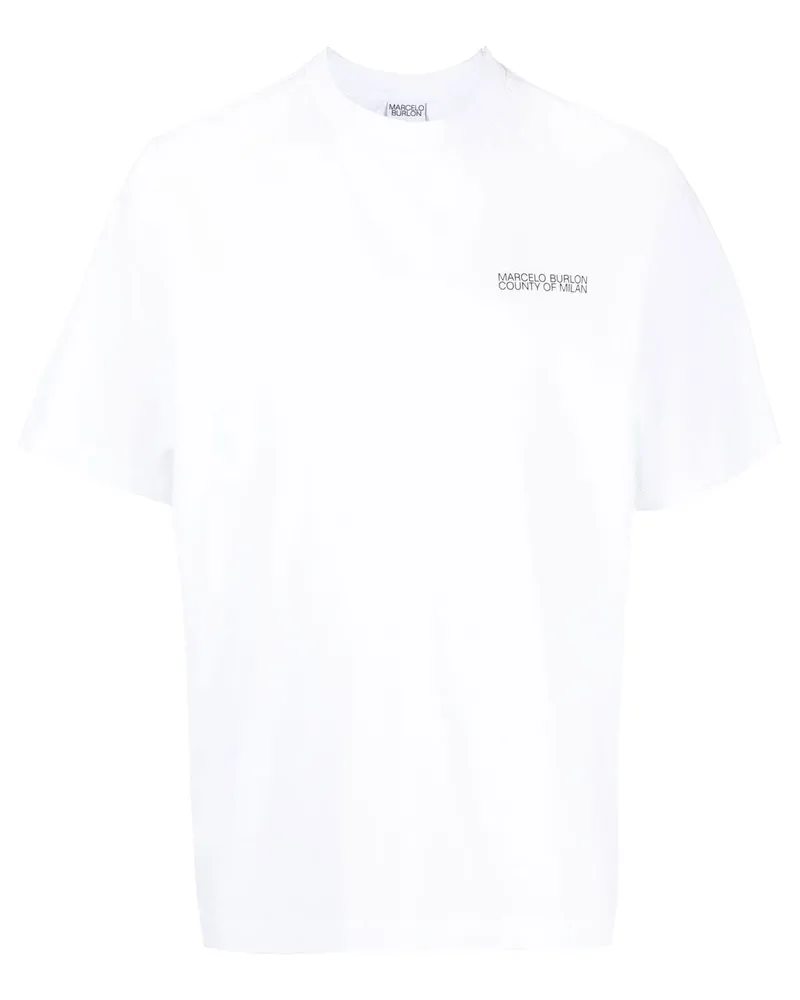 Marcelo Burlon | County of Milan Cross Over T-Shirt - Weiß Weiß