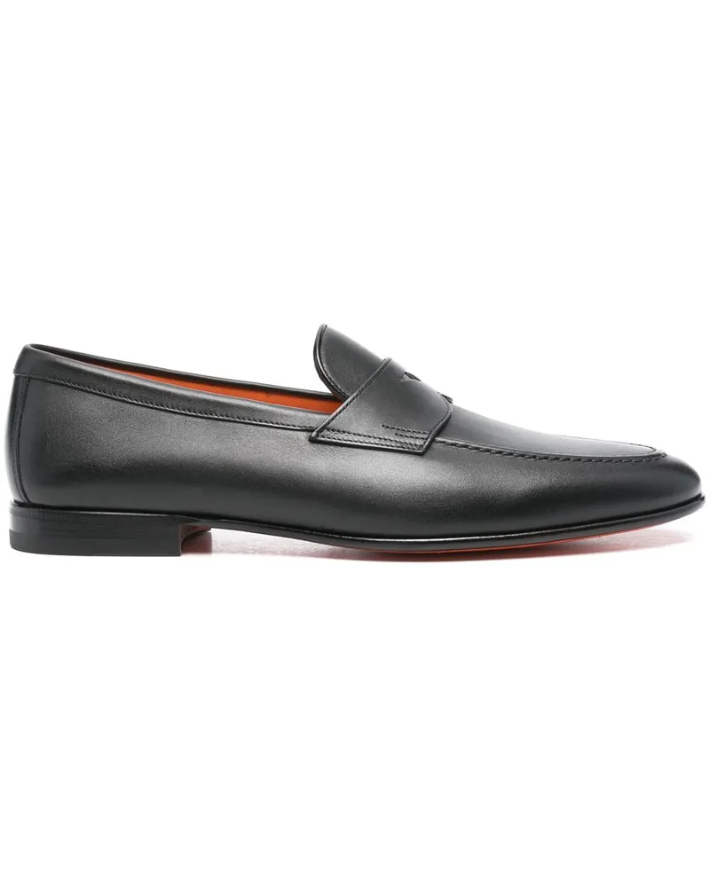 Santoni Klassische Loafer - Schwarz Schwarz