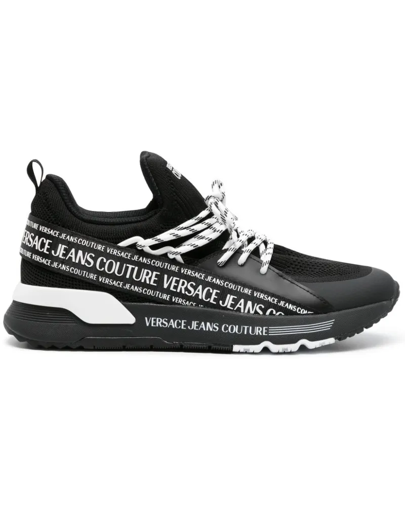 Versace Jeans Dynamic Sneakers mit Einsätzen - Schwarz Schwarz