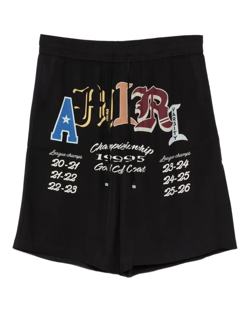 Amiri Cargo-Shorts mit Logo - Schwarz Schwarz