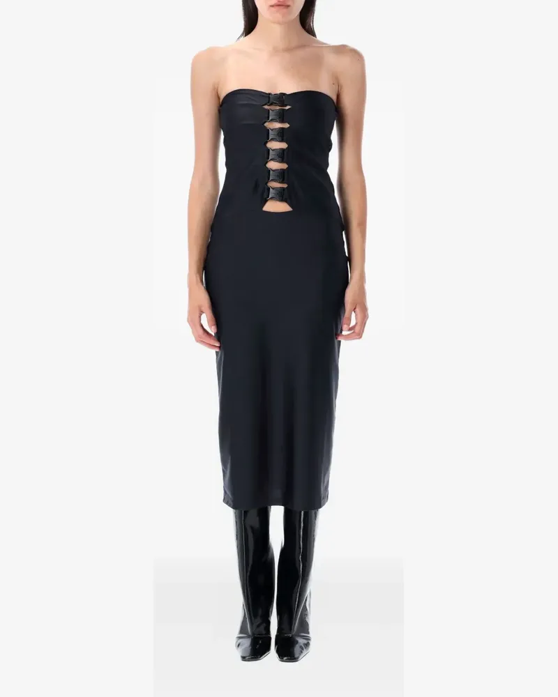 COPERNI Midikleid mit Schnallendetail - Schwarz Schwarz