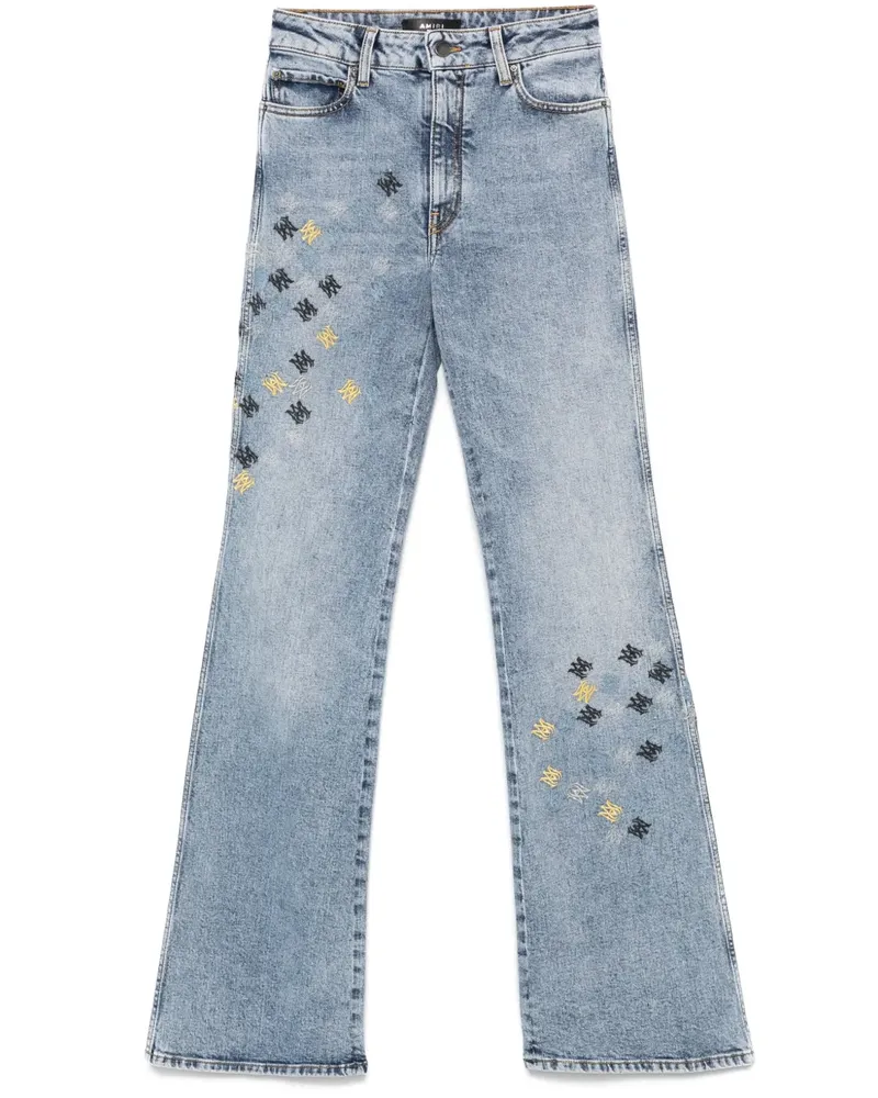 Amiri MA Quad Jeans mit Stickerei - Blau Blau