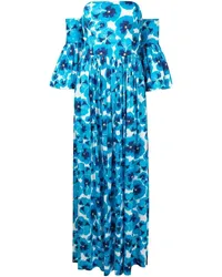 ISOLDA Kleid mit Print Blau