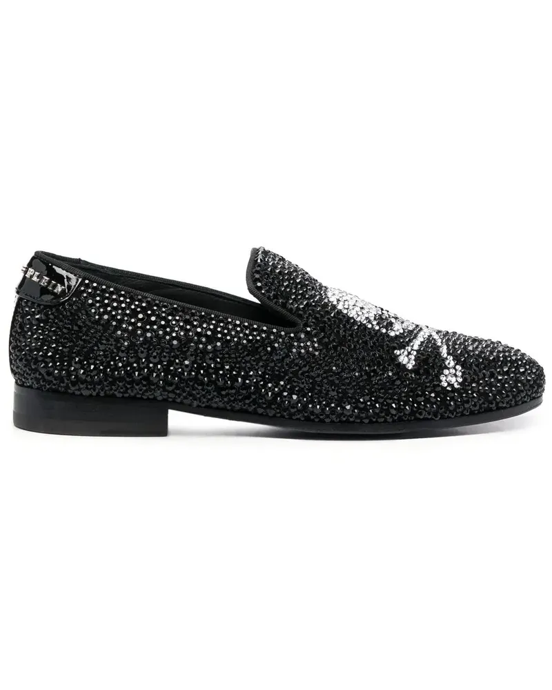 Philipp Plein Skull Bones Mokassins - Weiß Weiß