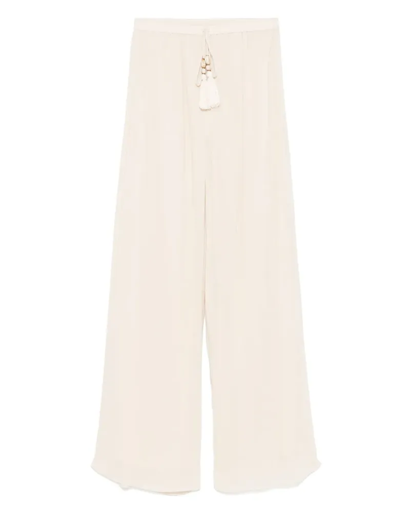 Twin-Set Hose mit geradem Bein - Nude Nude