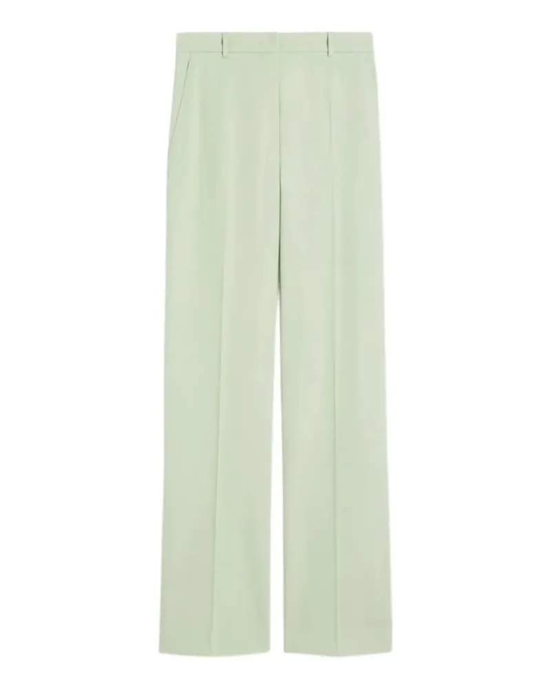 Max Mara high-waisted crepe trousers - Grün Grün
