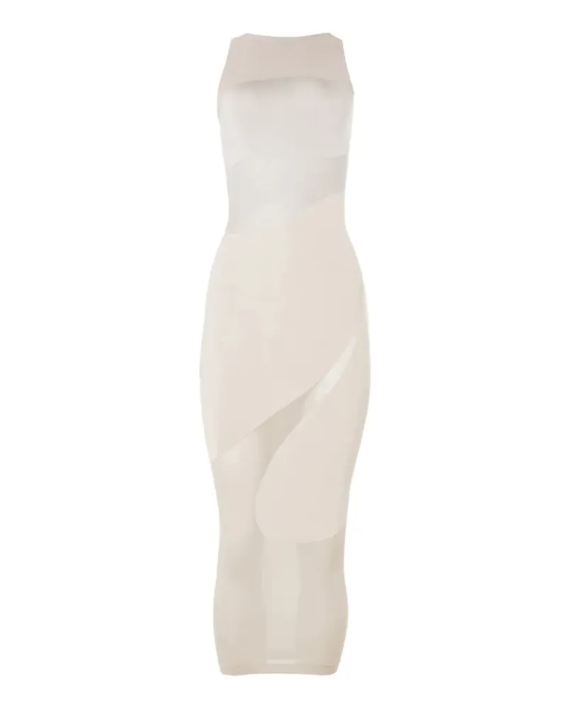 Wolford Semi-transparentes Shade Midikleid - Nude Nude