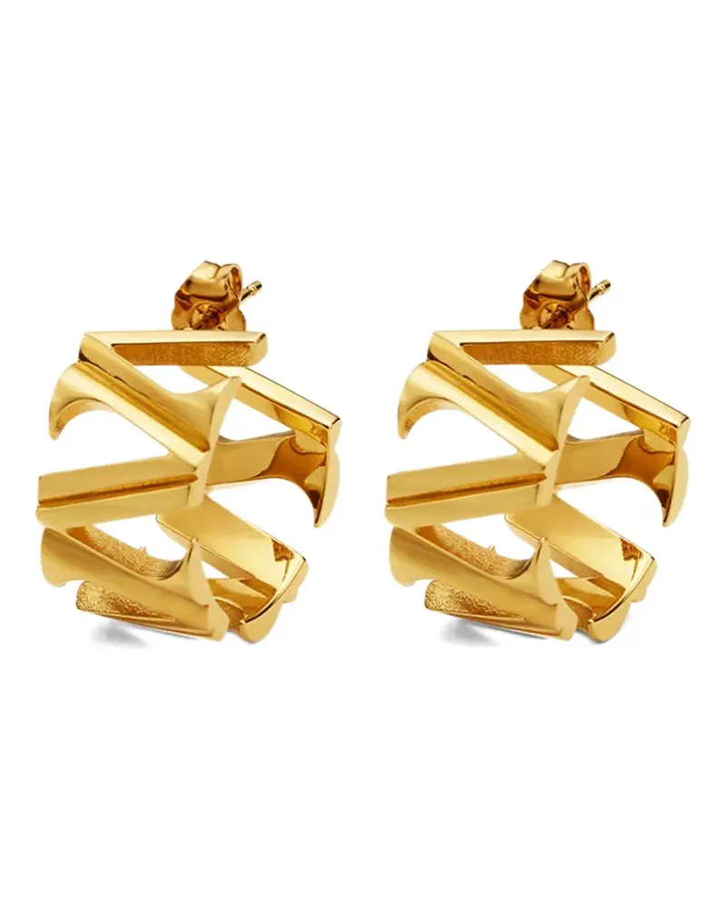 Versace Creolen mit V-Form - Gold Gold