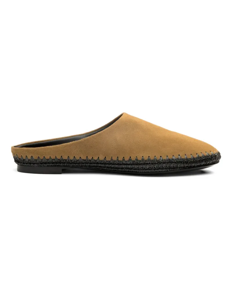 Simon Miller Riad suede slippers - Nude Nude