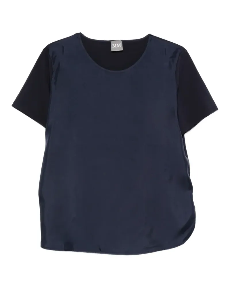Max Mara Kurzärmeliges Mmlotre Oberteil - Blau Blau