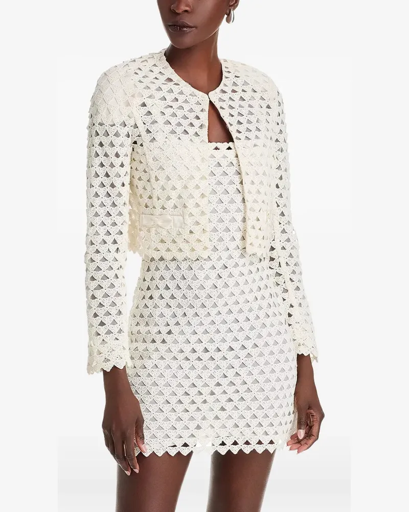 LoveShackFancy Alaya cardigan - Weiß Weiß