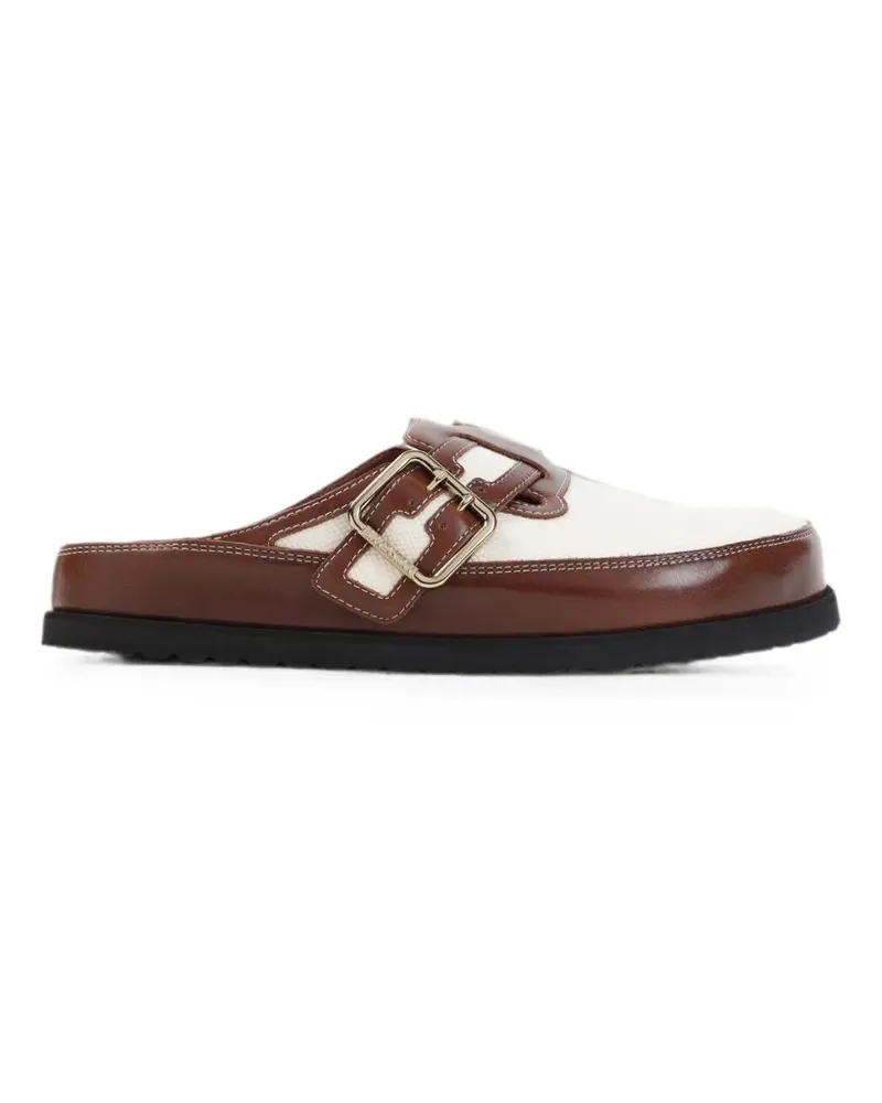 Birkenstock Boston Mules - Nude Nude