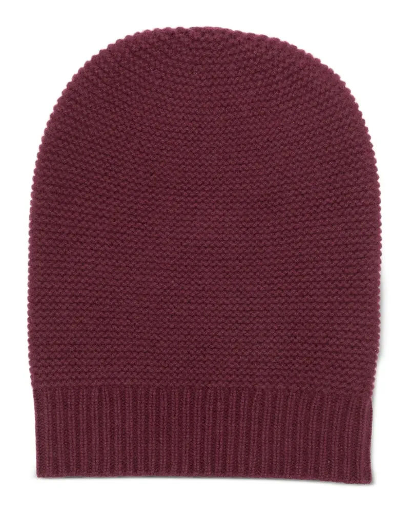 N.Peal Beanie aus Kaschmir - Rot Rot